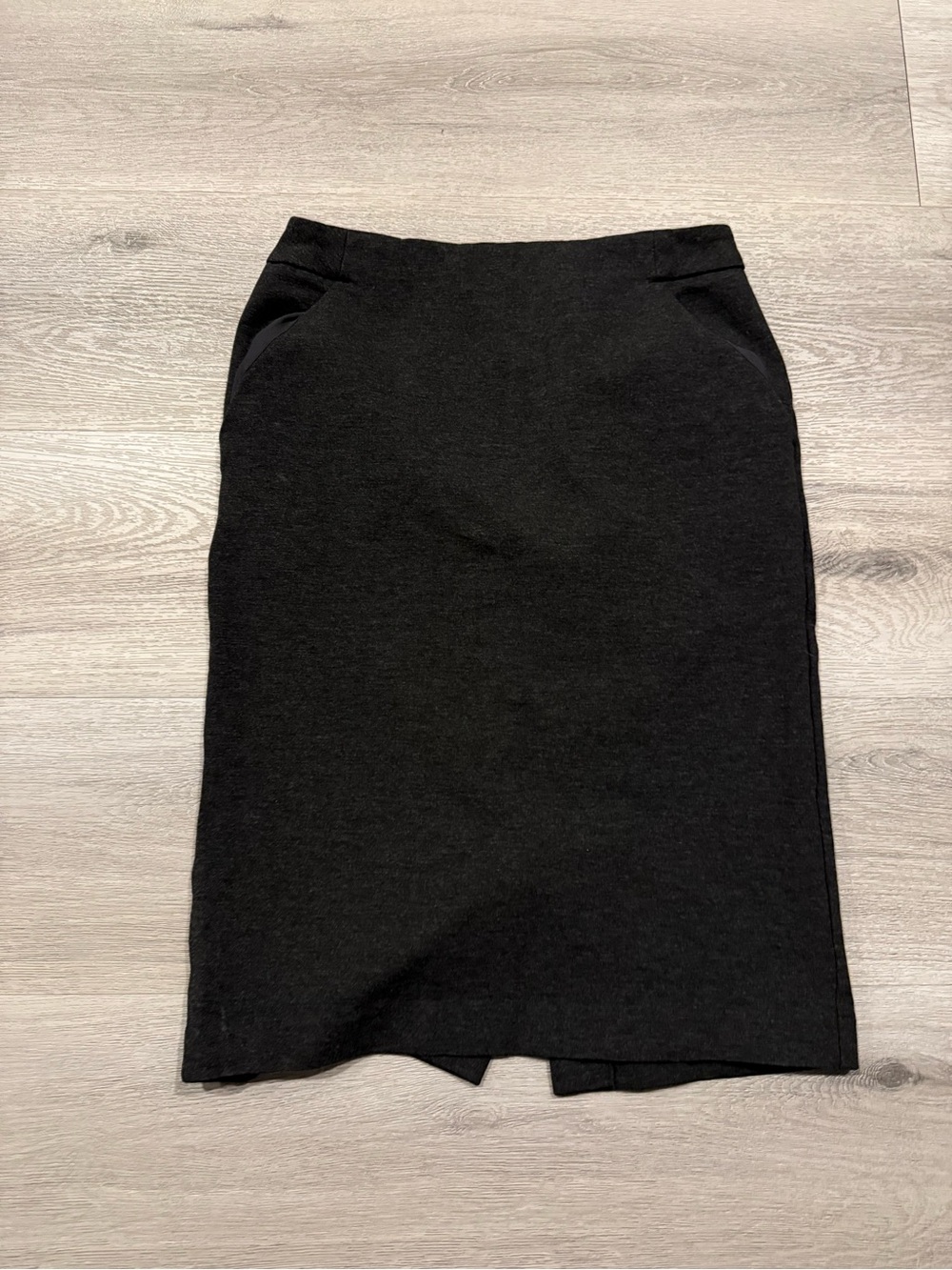 Grey Pencil Skirt